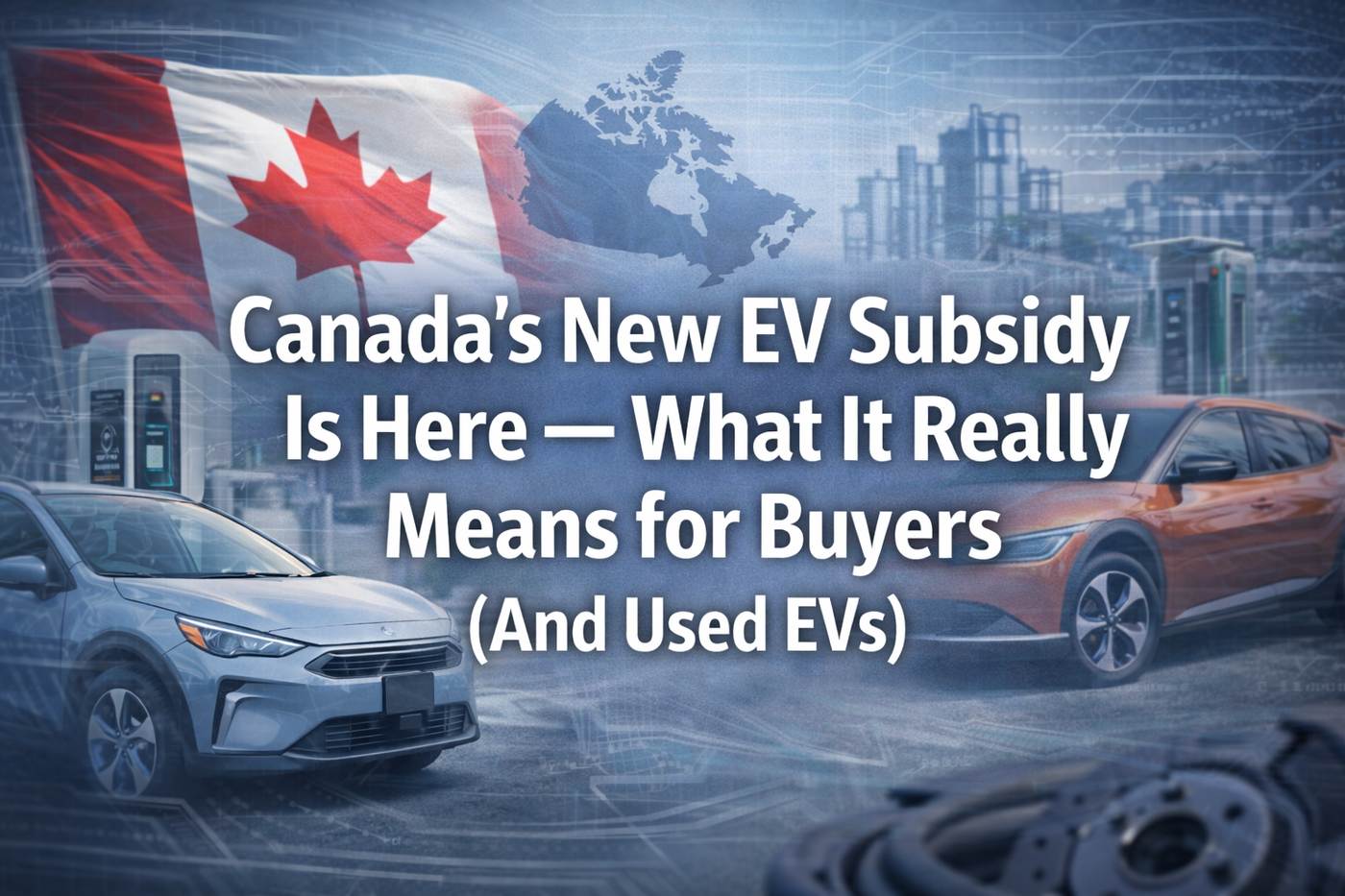 Canada’s New EV Subsidy Is Here — What It Really Means for Buyers (And Used EVs)