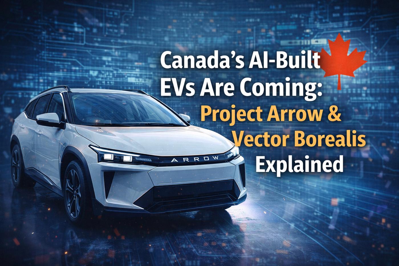 Canada’s AI-Built EVs Are Coming: Project Arrow & Vector Borealis Explained