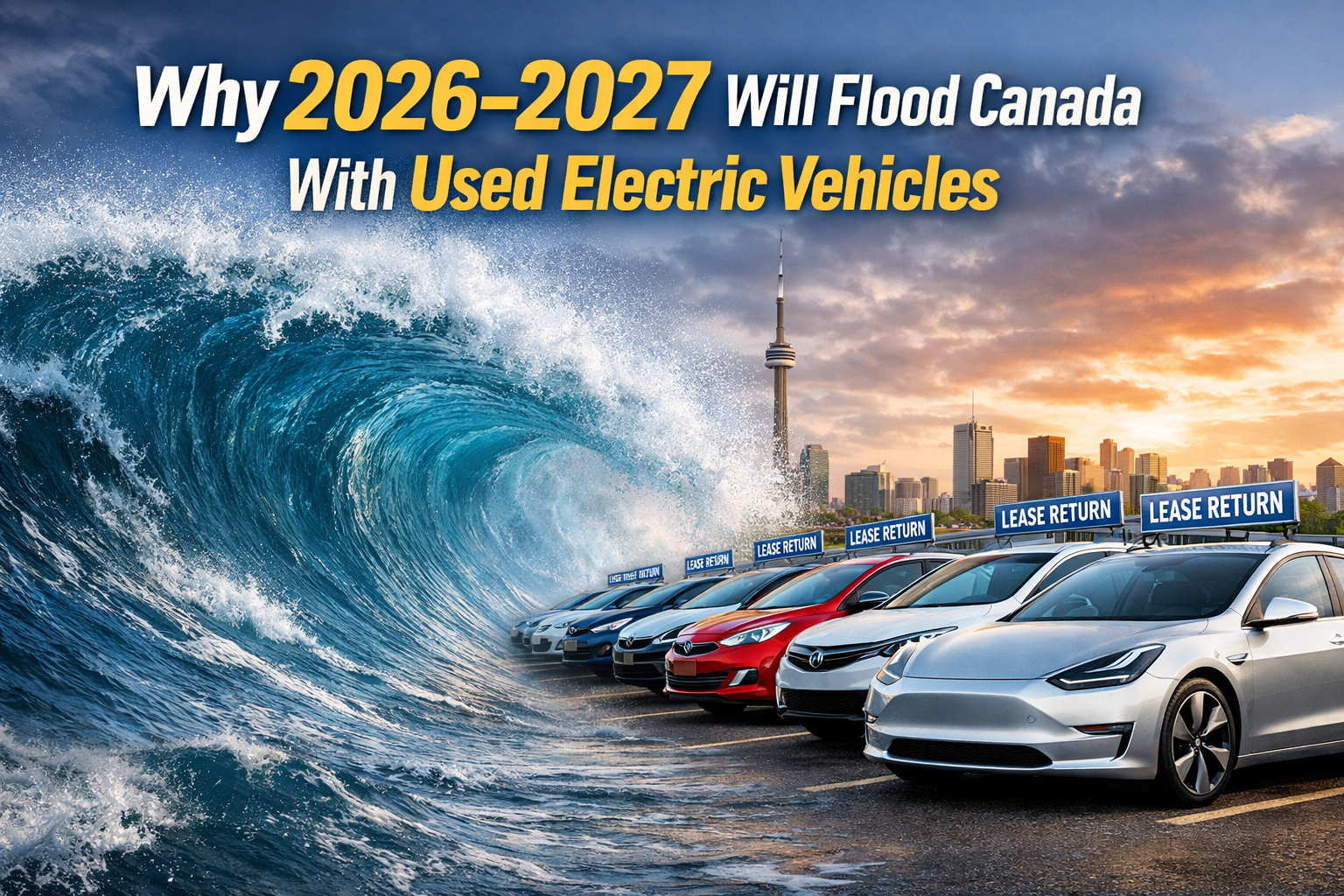 Why 2026–2027 Will Flood Canada With Used Electric Vehicles