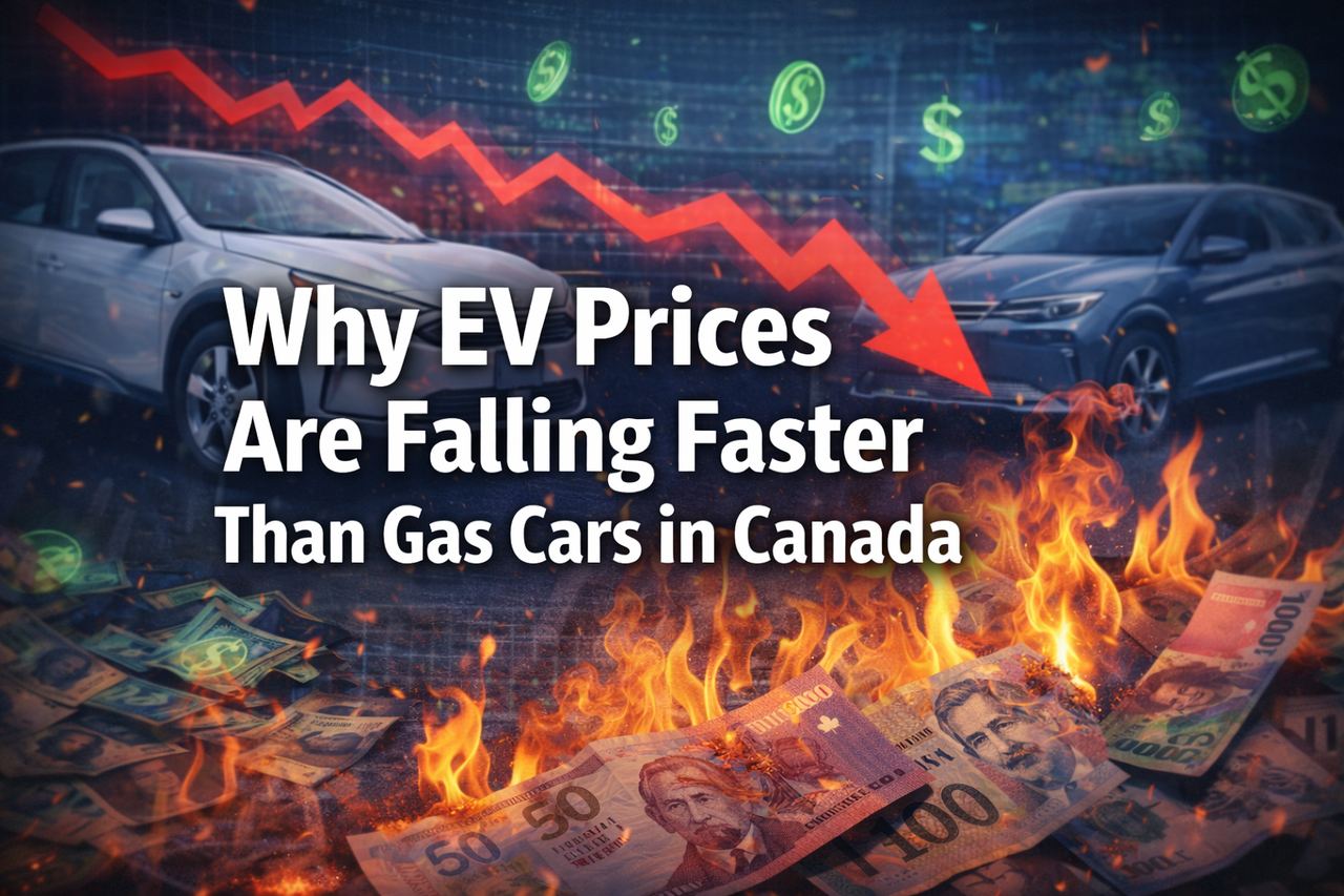 Why EV Prices Are Falling Faster Than Gas Cars in Canada